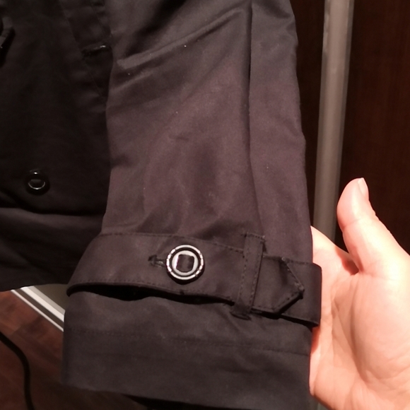 Men's black cotton jacket - Picture 3 of 8